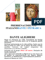 Prerrenacimiento Italiano - Dante y Petrarca