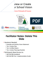 T1 C1 L3 Review or Create Your School Vision CommonPhilPurpose FacilitatorSlides 12 7