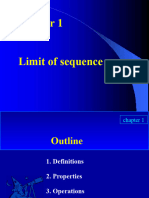 D1 Limit of sequence