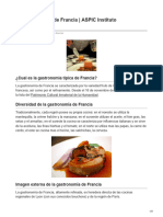 aspic.edu.mx-La Gastronomía de Francia  ASPIC Instituto Gastronómico