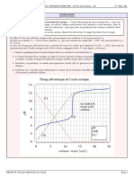 Bac Blanc - Acides Bases Avec Correction MR SABOUR