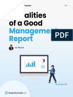 7 Qualities of A Good Management Report