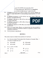 Applied mathematics paper