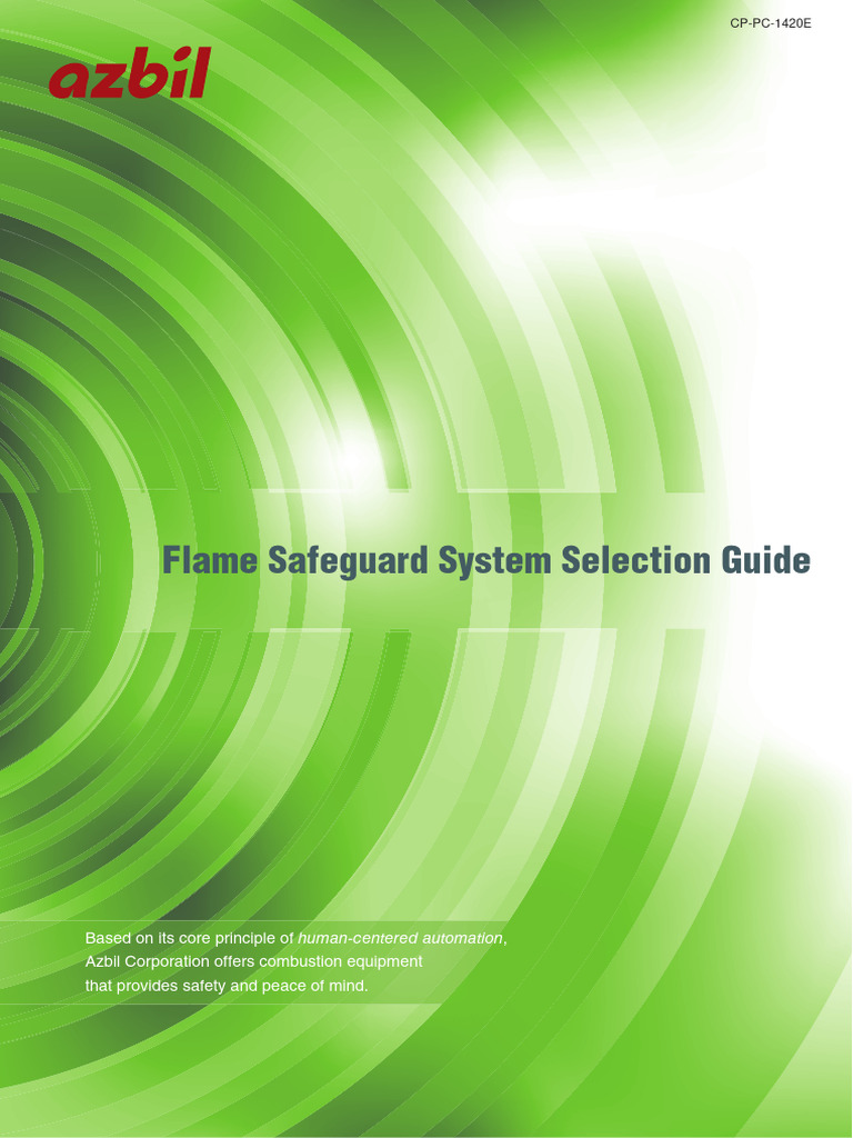 Flame Safeguard System Selection Guide Download Free PDF Combustion