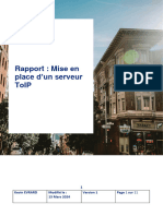Rapport - Mise en Place ToIP - KE