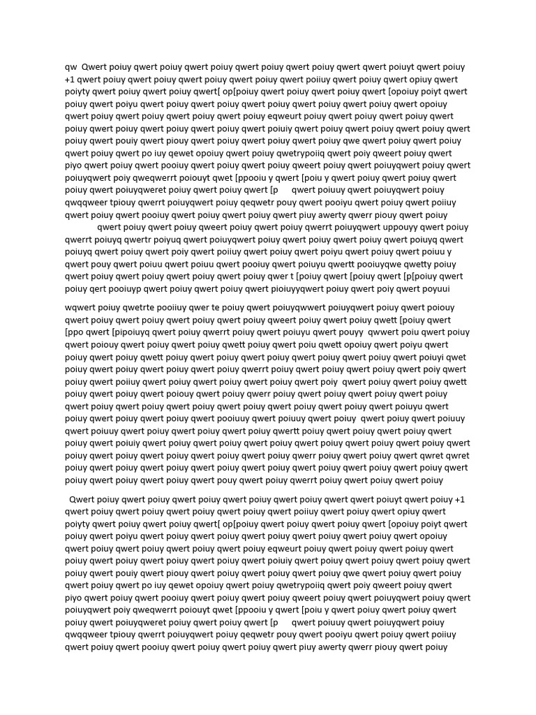 Nonsense Text Analysis | PDF