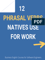 12 Phrasal Verbs Natives Use For Work