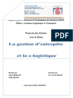 PFE E-logistique 