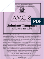 2007 AMC 8 Practice Test Solutions