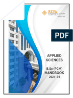 B SC-PCM Handbook, 2021-24 Final With Coverpage