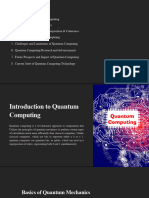 Introduction To Quantum Computing