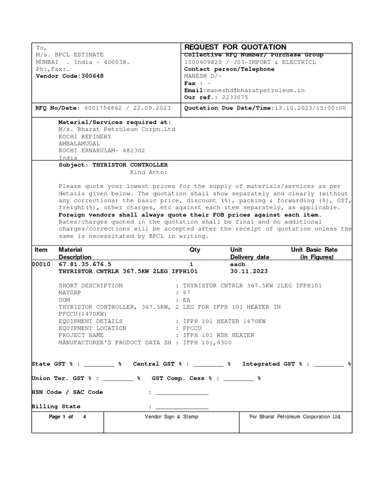 Technical - Specifications - 2024 04 04 08 34 34 | PDF | Finance ...