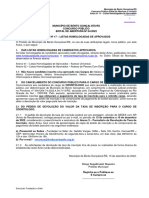 Aviso Nº 17 - Listas Homologadas de Aprovados - Edital 04_2022 Bento Gonçalves