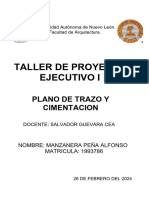 Plano de Trazo y Cimentacion