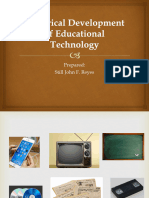 1.2 Historical Development of Educational Technology
