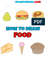 Food Drawing Worksheets