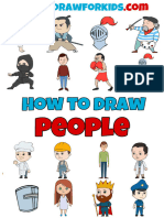 People Drawing Worksheets