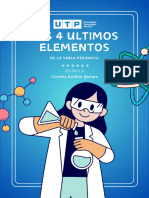 Documento A4 Portada de Física y Química Ilustrado Verde