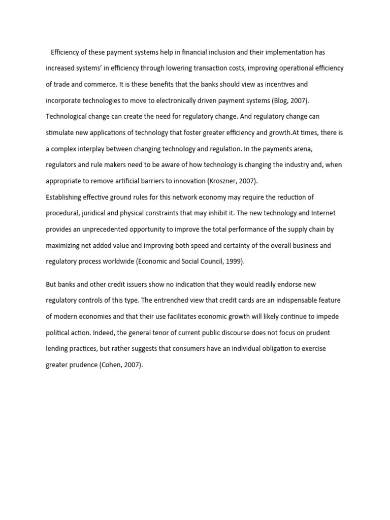 Payment Systems and Financial Inclusion | PDF | Finance & Money Management