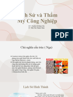 Bài Lịch sử và thẩm mỹ Cn 3 - Phó Thị Thanh Thảo DH20A4