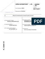 Opis Patentowy PL 220599 B1: Wózek Do Przechowywania I Transportu Potraw Na Tacach