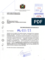 PL-035 de Modificación A La Ley de Pensiones