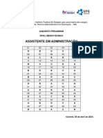 Assistente em Administracao Medio e Tecnico