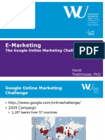 E-Marketing: The Google Online Marketing Challenge