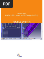 CATIA - 2D Layout For 3D Design 1 (LOI)