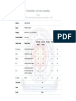 University Result Page