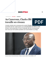 Au Cameroun, Charles Blé Goudé Travaille Ses Réseaux - Jeune Afrique
