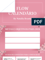 Flow Calendário: by Natalia Beauty