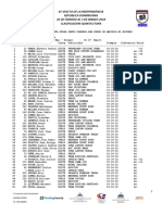 Clasificacion Quinta Etapa Dominicana 2024