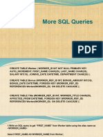More SQL Queries
