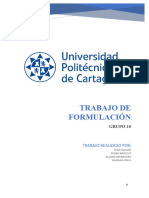 Trabajo de Formulación.