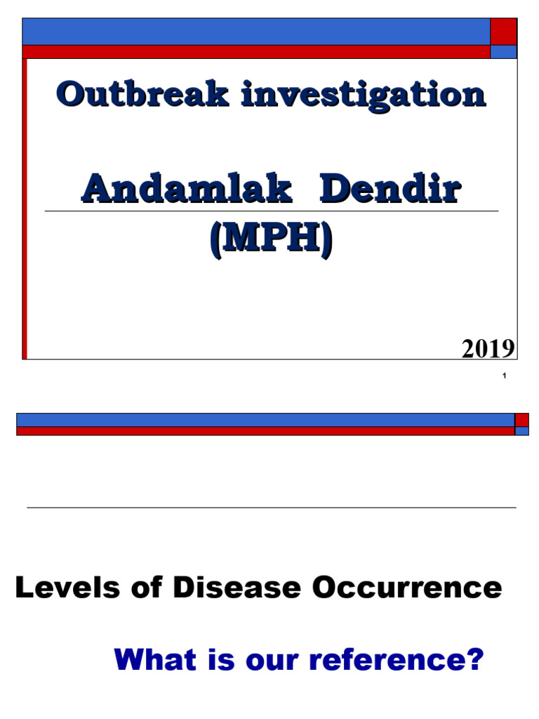 Outbreak Investigation Protocols | PDF | Epidemics | Epidemiology