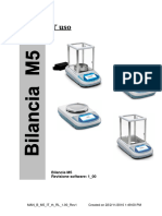 Manuale D' Uso: Bilancia M5 Revisione Software: 1 - 00