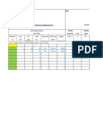 Bending Schedule (B.S 4466) D.S.B Member Nos. No. Total Type/size Type/size Length Code A B) 7 Off Each No. /mark