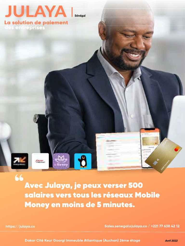 Solutions de paiement Julaya pour entreprises | PDF | Banques | MasterCard