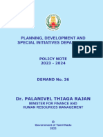 Tamil Nadu State Planning and Developement