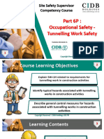 BI 006P Occupational Safety - Tunnelling Work Safety