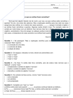 Atividade de Portugues Mas Ou Mais 8º Ano PDF