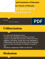 Utilitarianism - Hedonism - Espago, Aivi An E.