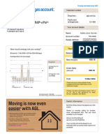 Australia AGL Gas Bill