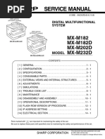 Sharp MX-M232D - Service Manual