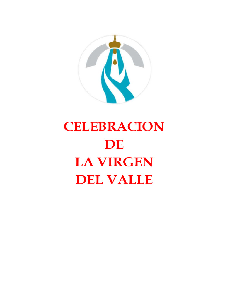 Misa de La Virgen Del Valle | PDF | Cristo (título) | Gracia divina