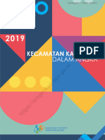 Kecamatan Kalijambe Dalam Angka 2019