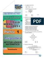 Seminario 1 - Aptitud Lógico Matemática - CN 2023-I