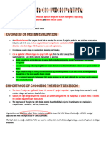 Design On Pugh Matrix