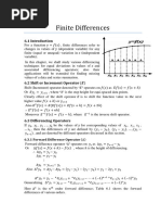 Finite Differences